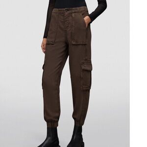 Brown All Saints Frieda Cargo Pants